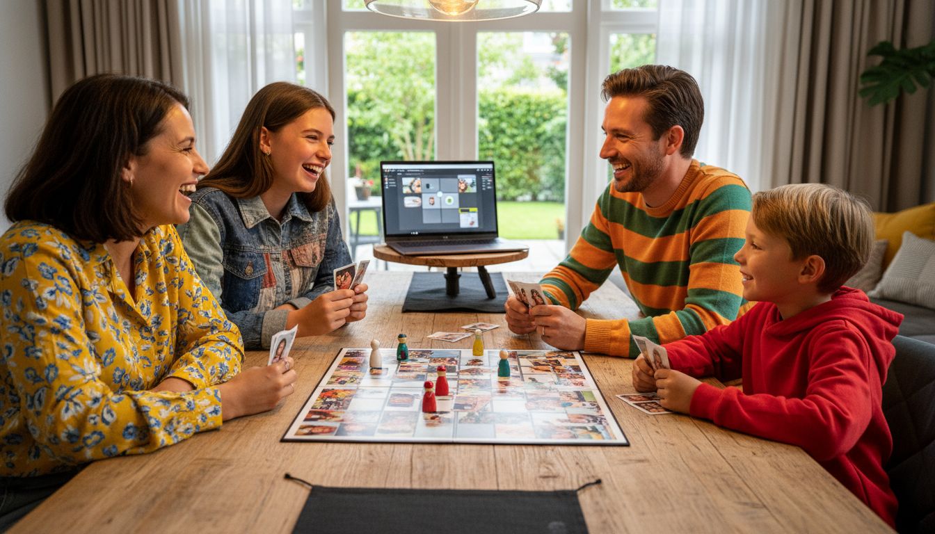persoonlijk bordspel familie
