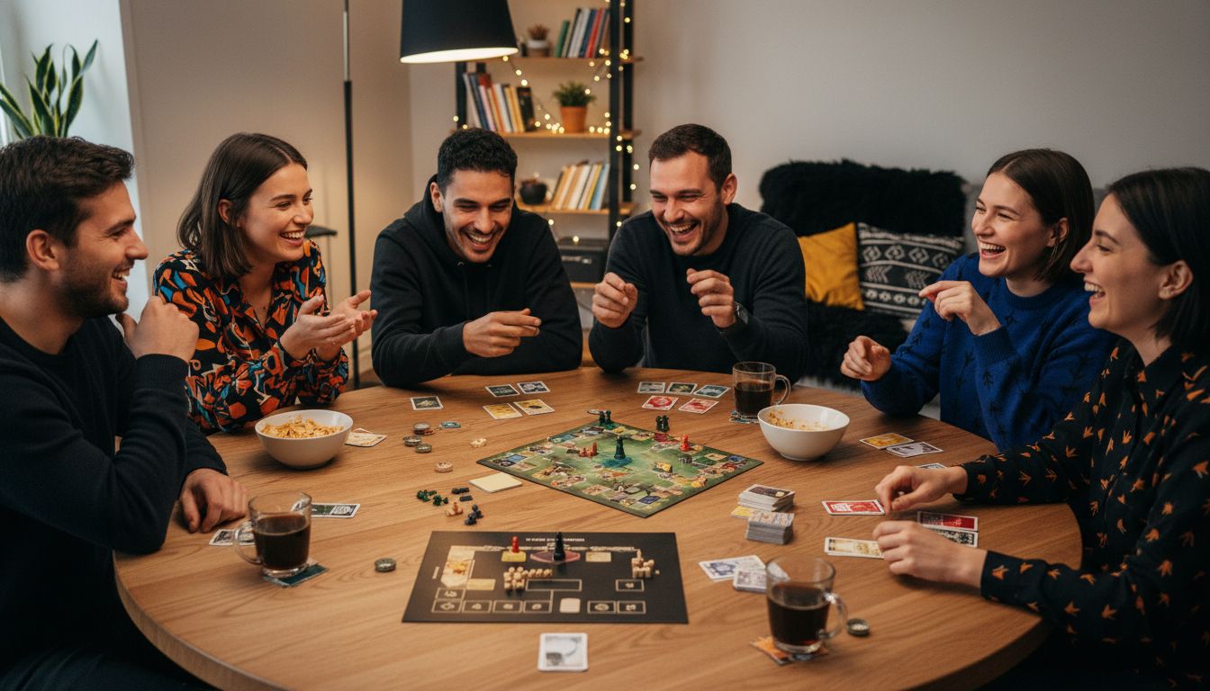 vriendengroep spellen avond