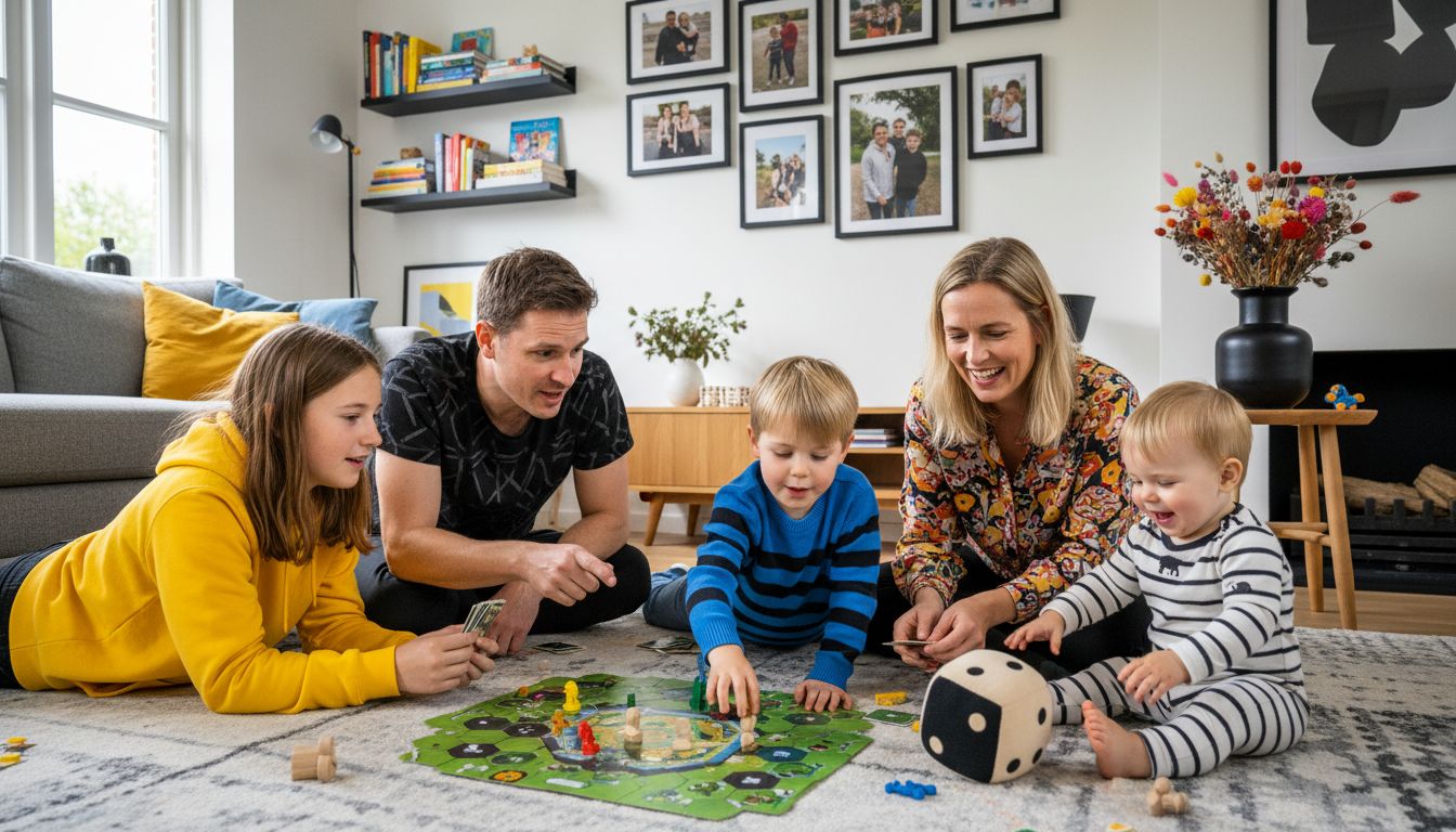 familie samenwerking spel
