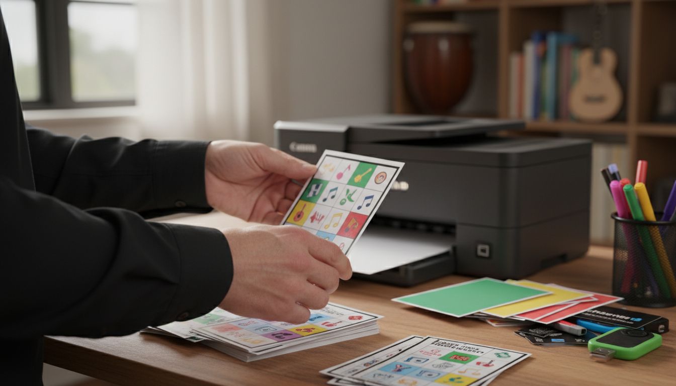 bingokaarten printen voorbereiding