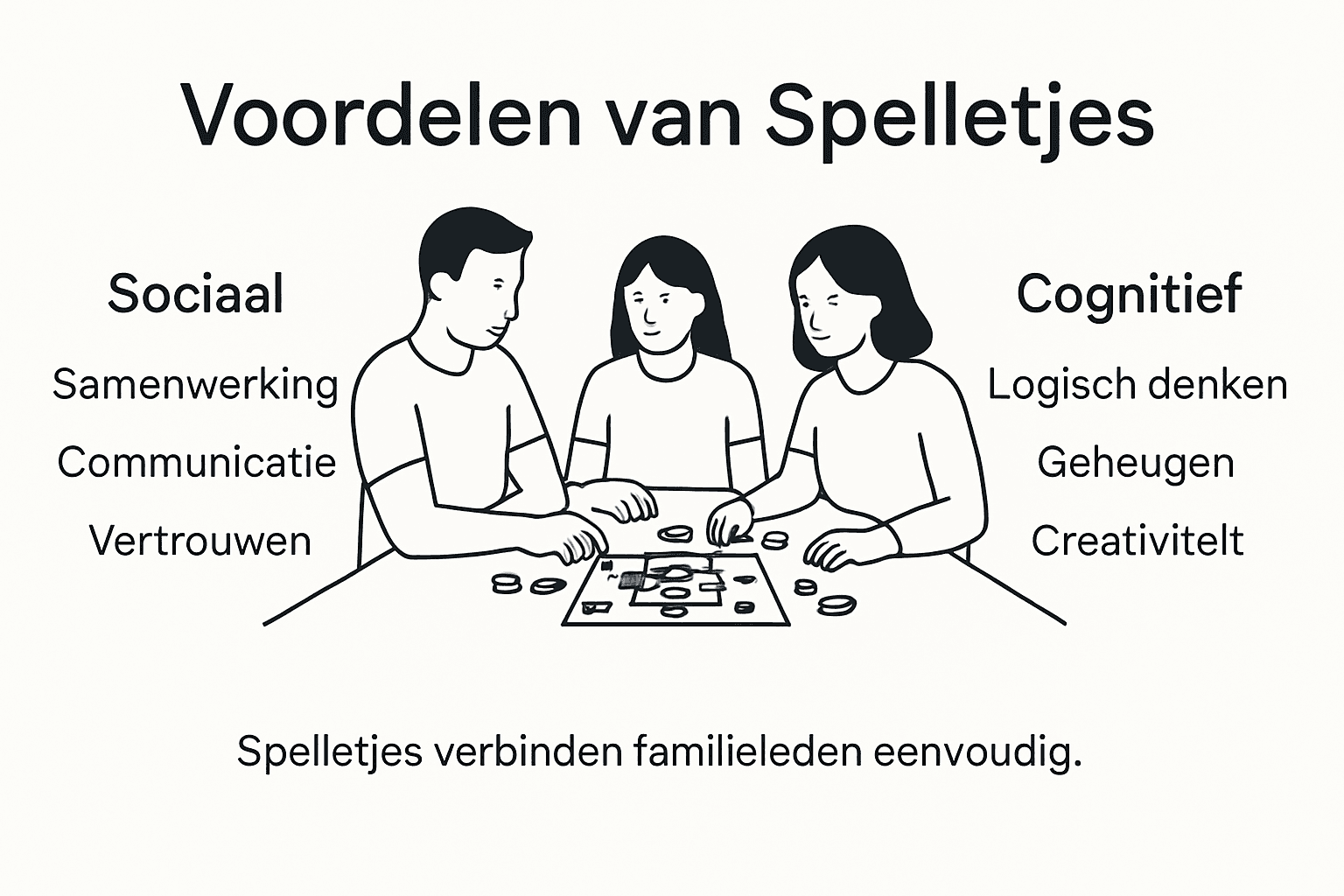 Infographic: Samen spelletjes doen met het gezin – dit zijn de voordelen