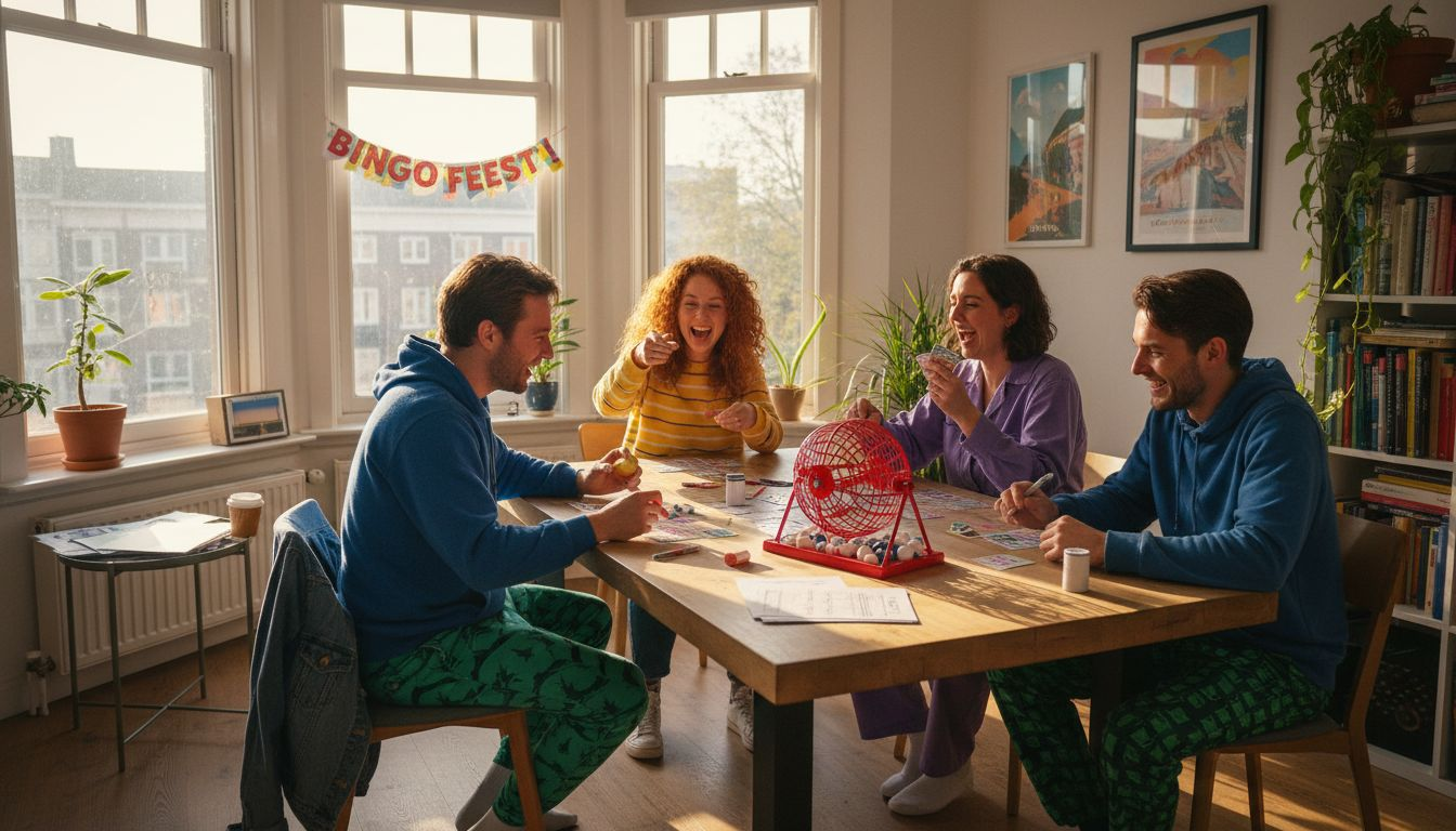 Samen met je collega's een potje kantoorbingo spelen