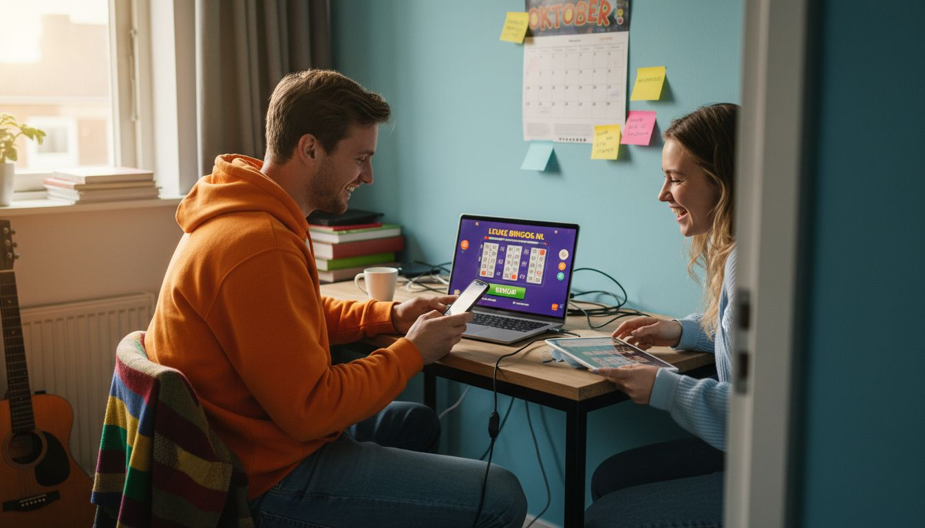 Studenten proberen nieuw online bingoplatform uit