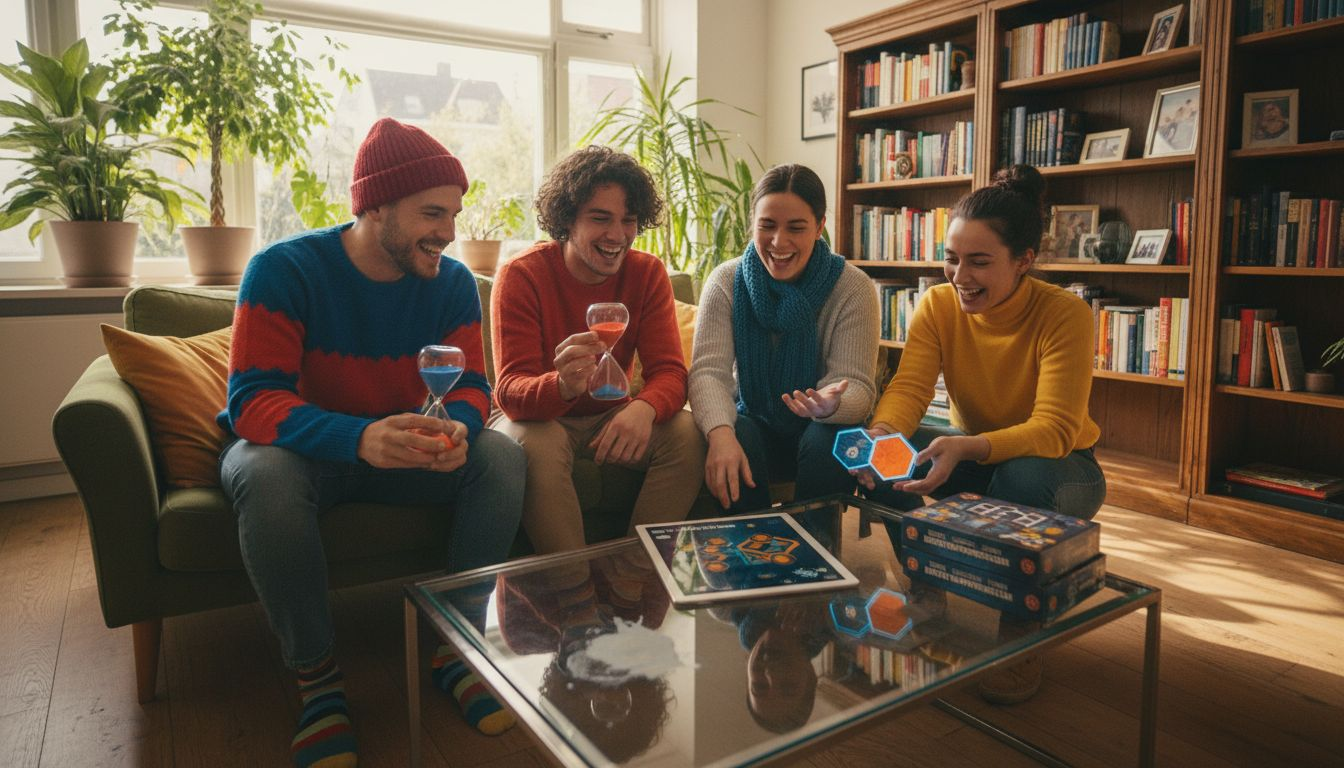Het team bespreekt samen de strategie tijdens een leerzaam spel