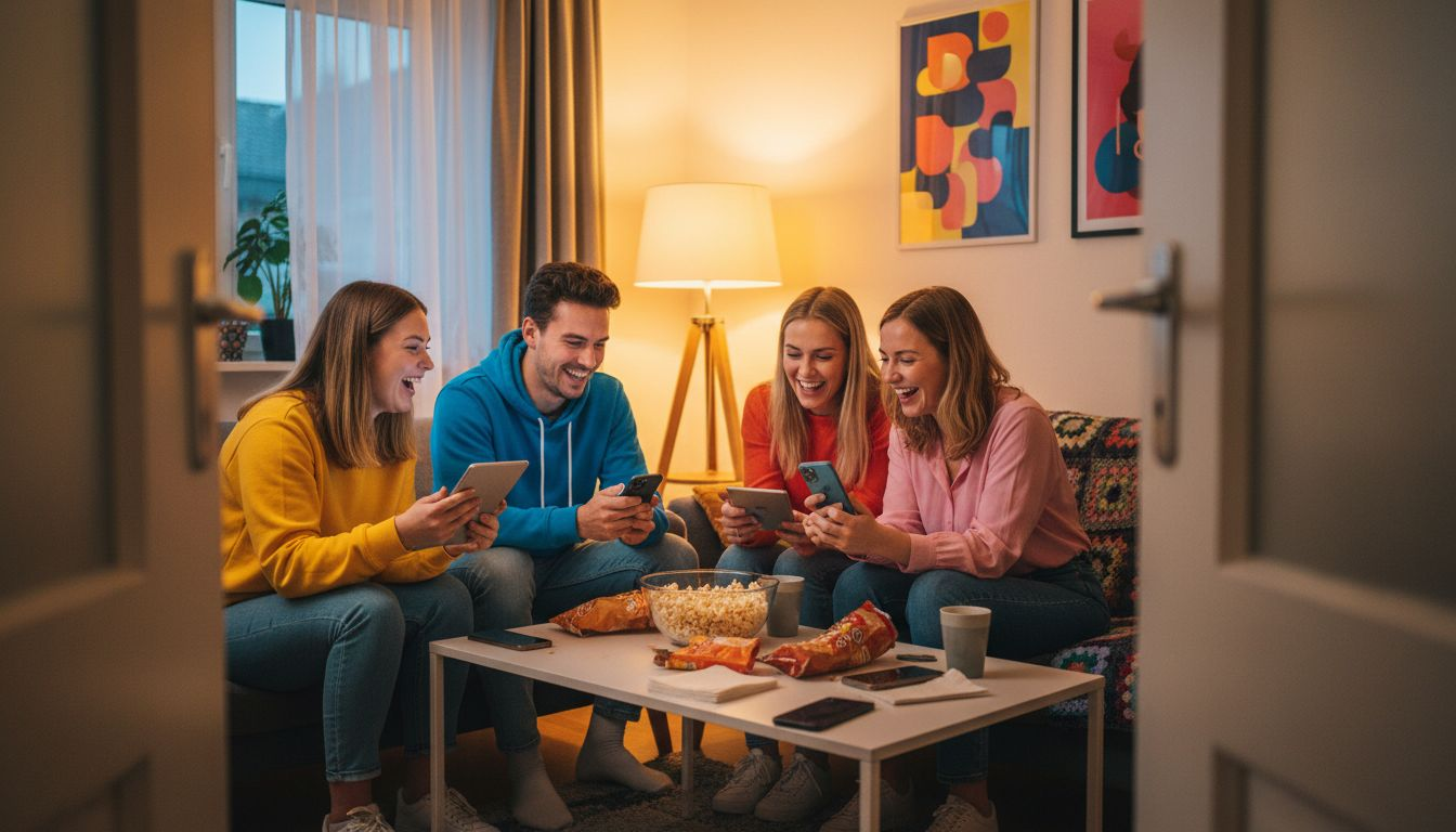 Jong en oud komen samen voor een gezellige digitale bingo.