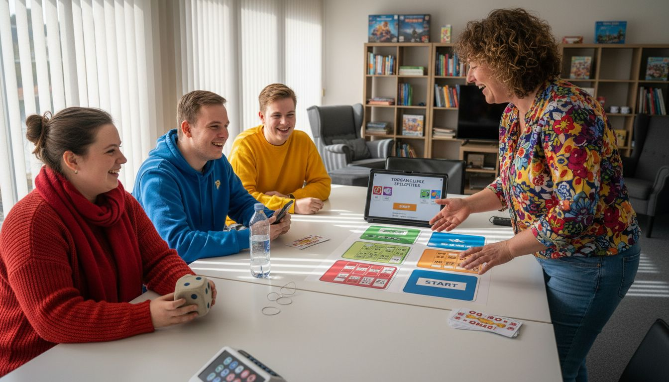 Onze spelleider zorgt voor duidelijke uitleg van leuke en makkelijk te leren spellen.