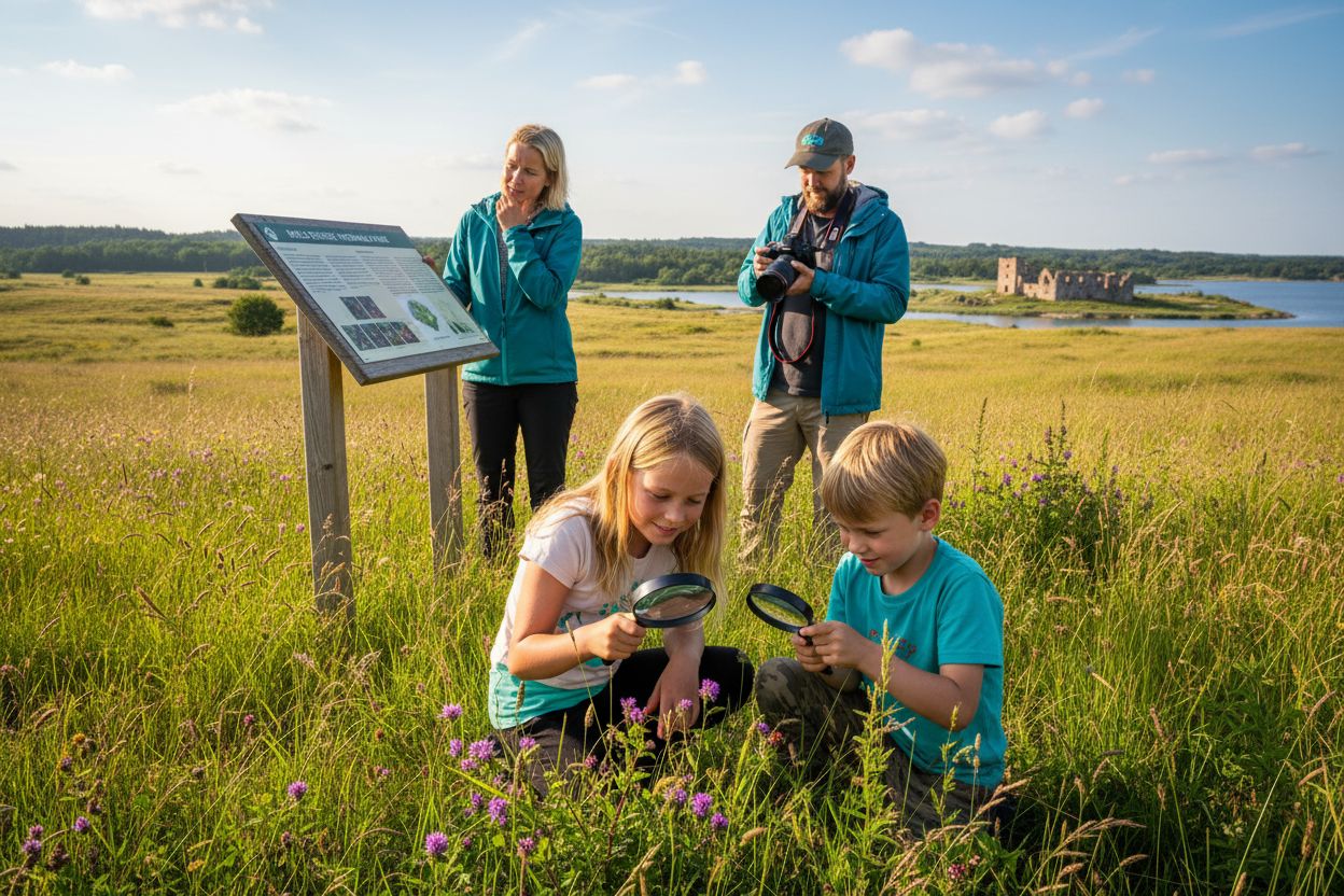 familie udflugt natur
