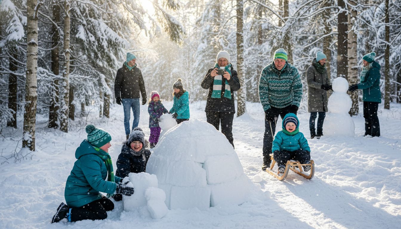 familie vinteraktiviteter