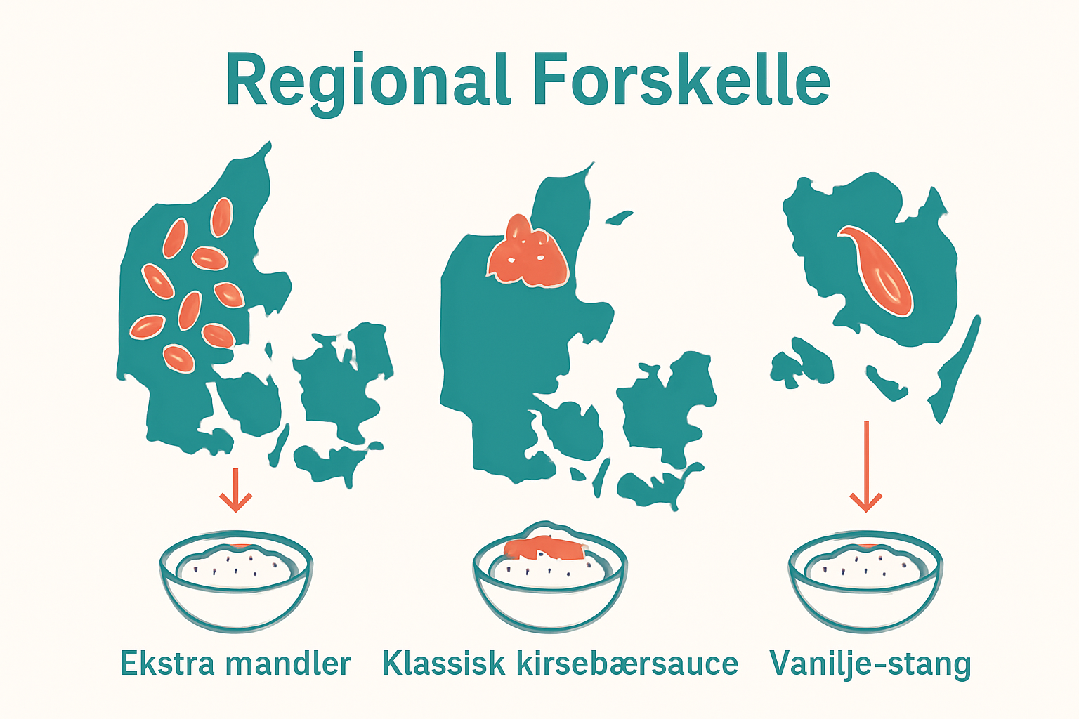 Infographic of risalamande regional variations