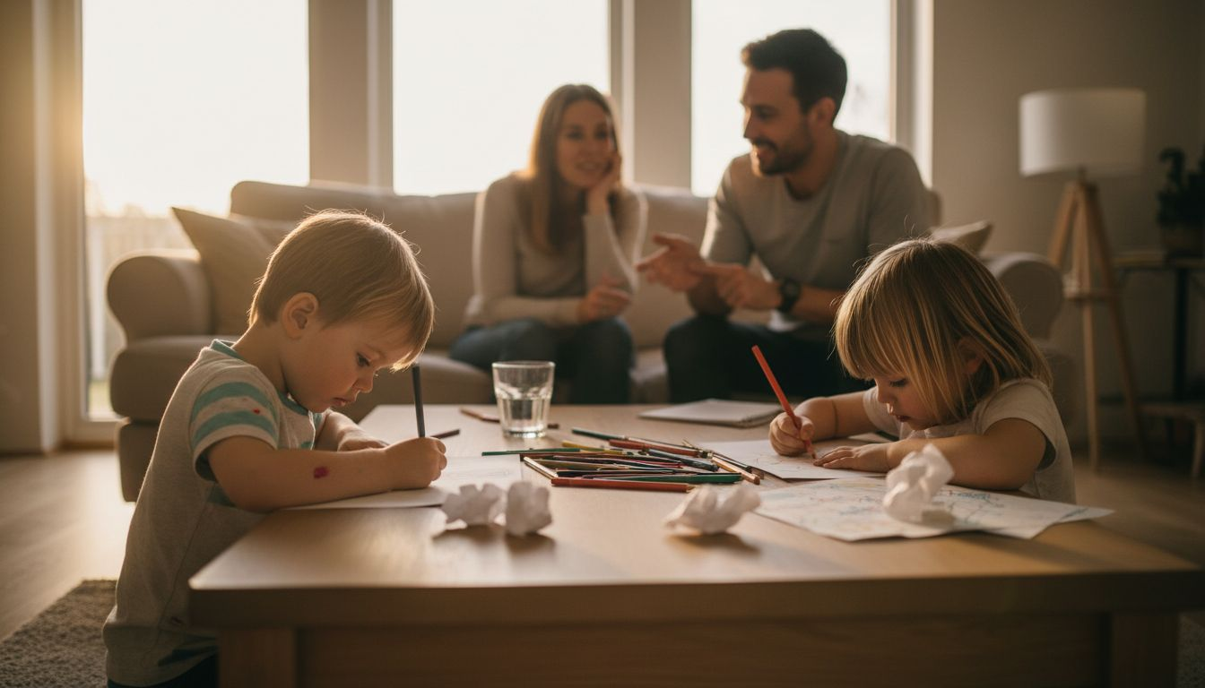 Børn sætter streger på papiret og drømmer om deres næste tur rundt i Danmark