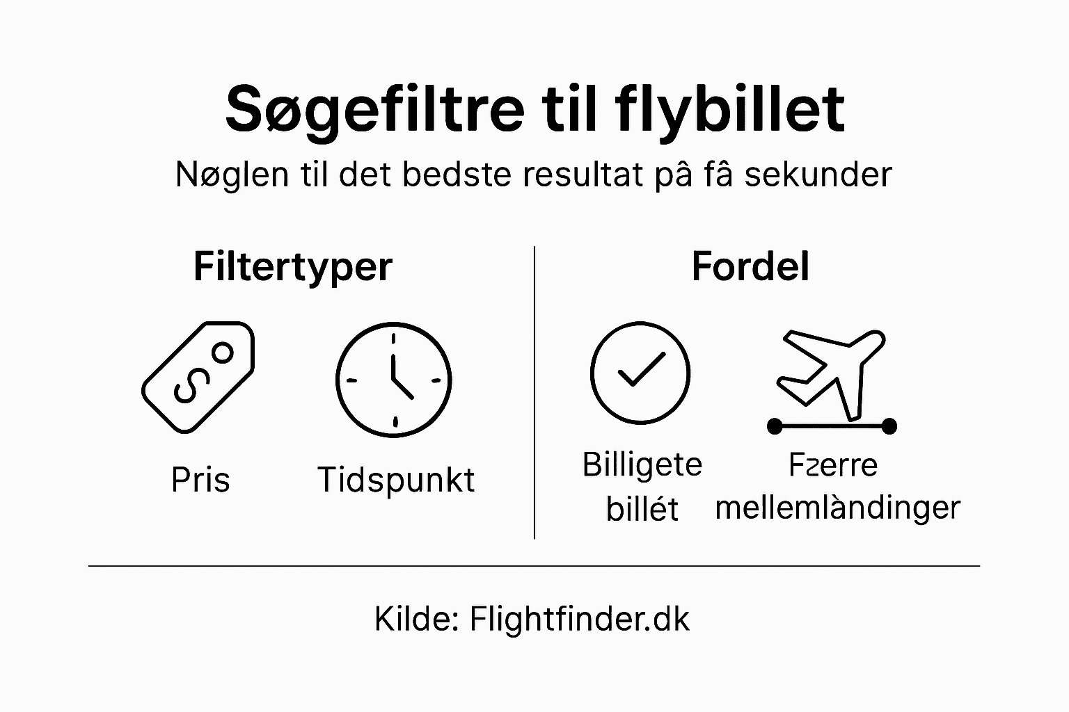 Få overblik: Infografik om søgefiltre og deres fordele