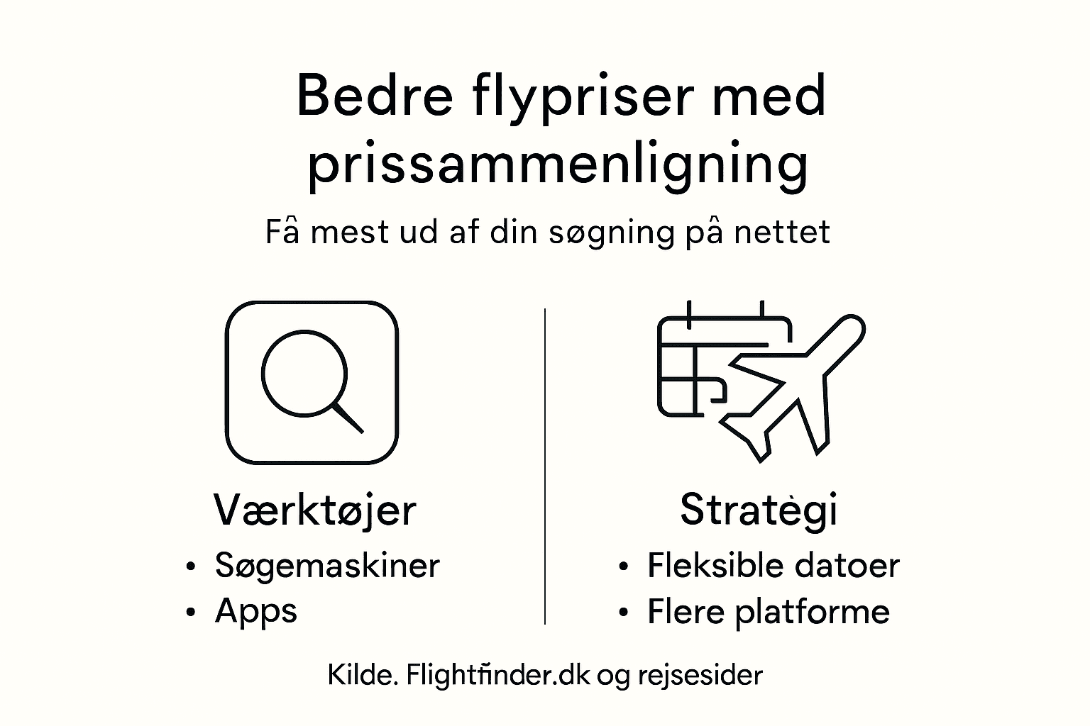 Oversigt: Vigtige ting at holde øje med, når du sammenligner flypriser
