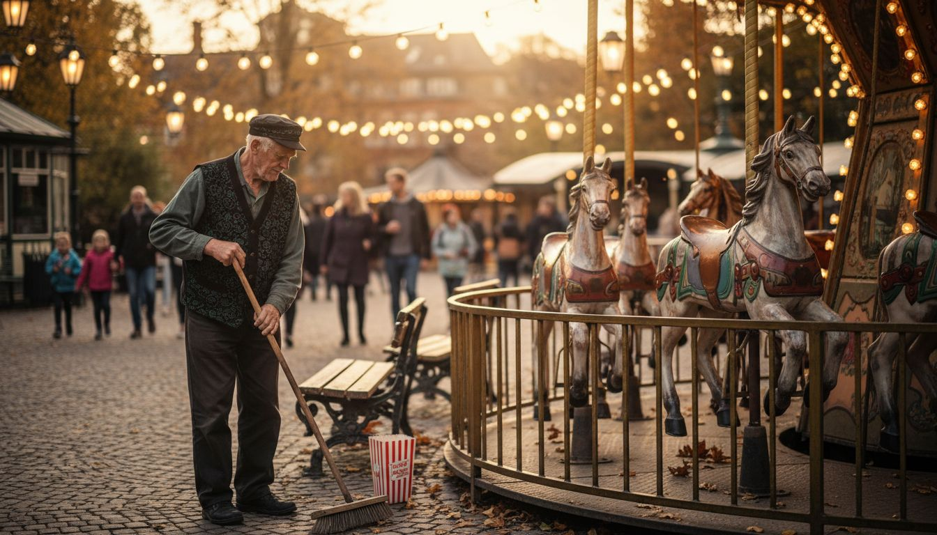 Oplev den nostalgiske atmosfære i Tivoli sammen med en engageret medarbejder