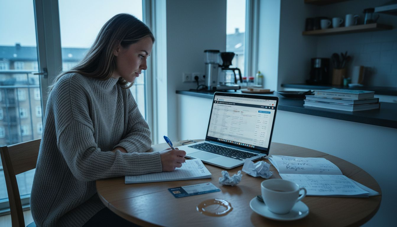 Kvinde lægger strategi for at samle flere bonuspoint på flyrejser