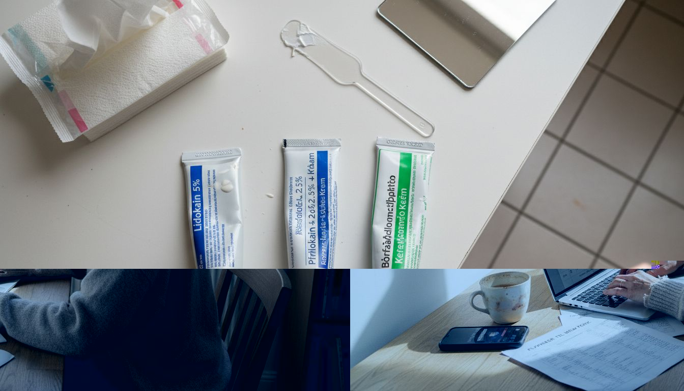 En mand sidder med sin tablet og tjekker priser på flybilletter for at finde den bedste deal.