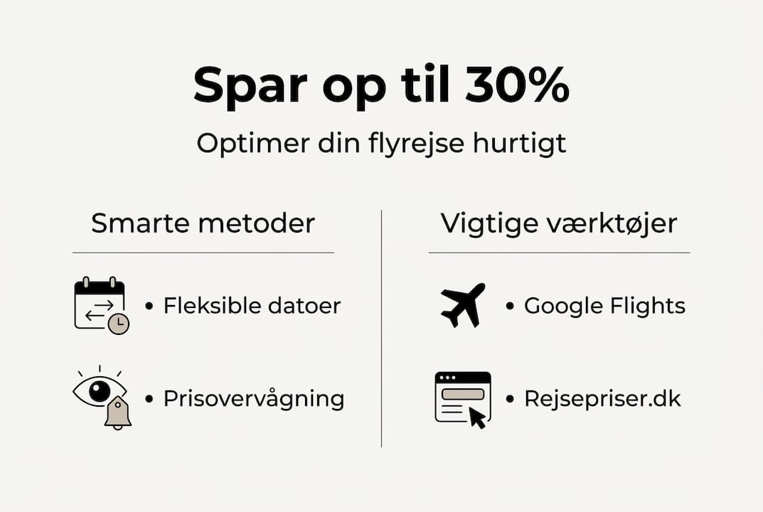 Infografik: Sådan får du billigere flybilletter