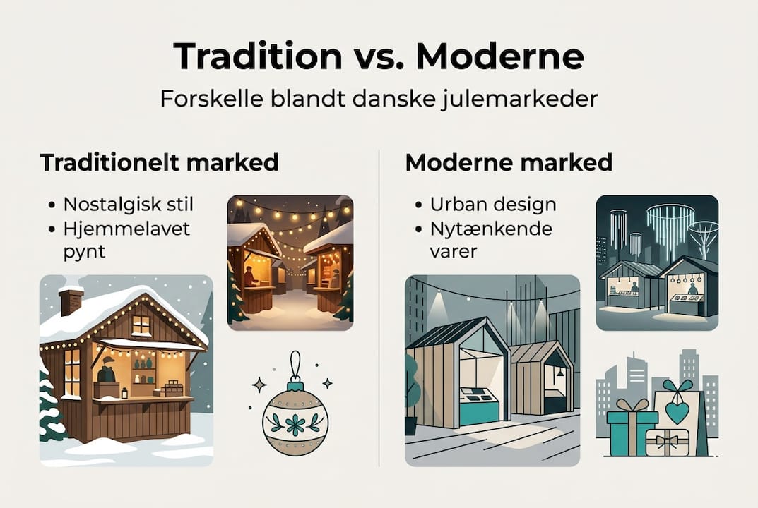 Oversigt: Sådan adskiller de danske julemarkeder sig fra hinanden