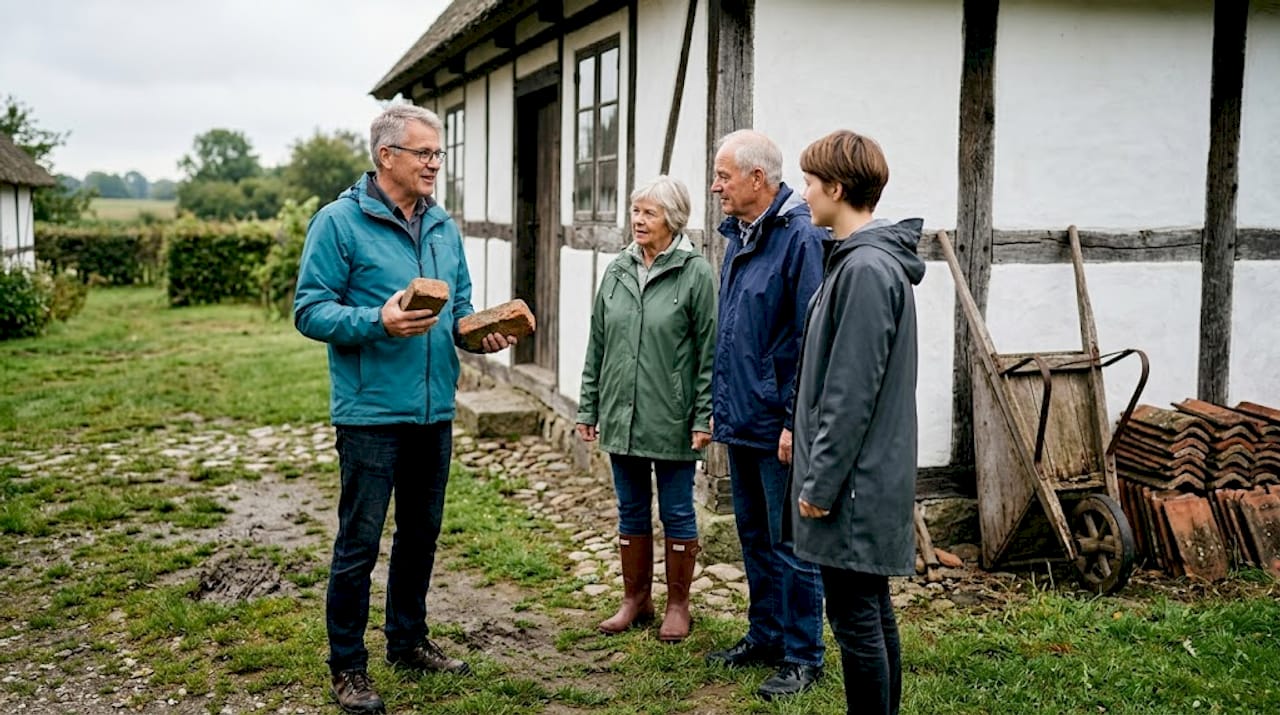 Følg med på en rundvisning, hvor du kommer helt tæt på de unikke detaljer i bygningen.