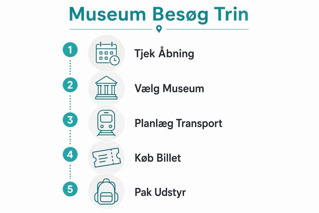Infografik: Sådan får du mest ud af dit museumsbesøg – trin for trin