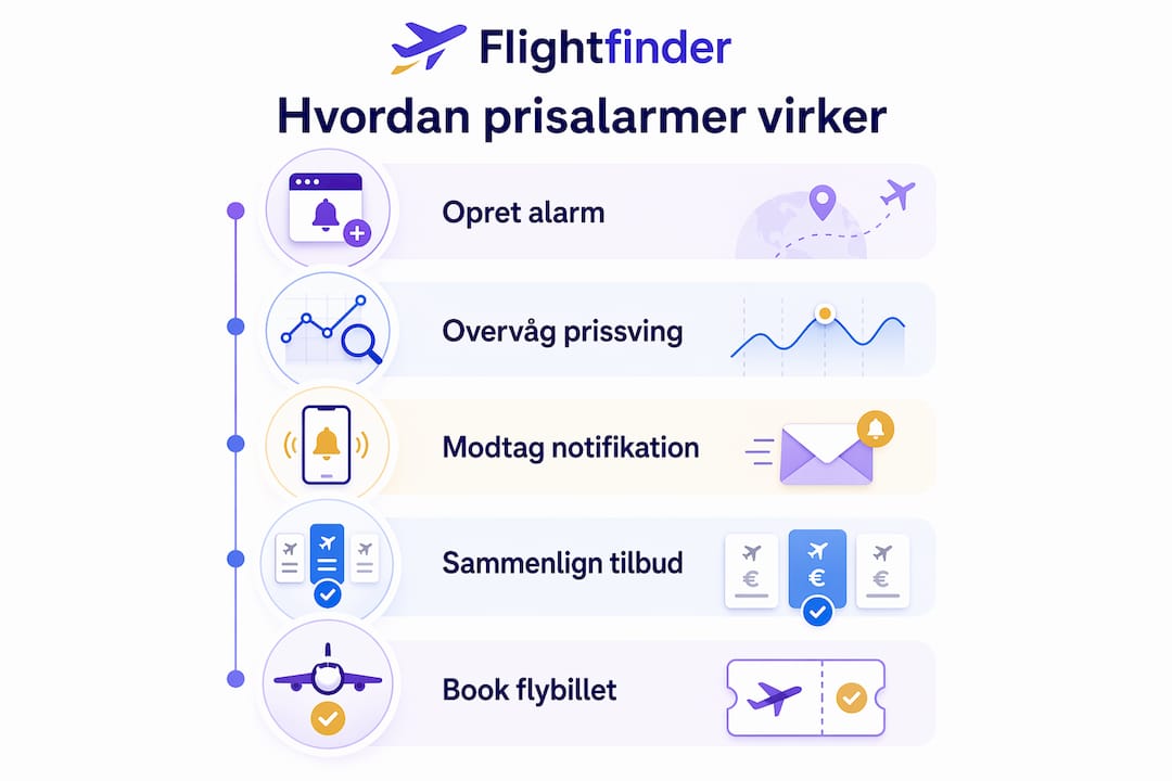 Se, hvordan prisalarmer virker – forklaret i 5 enkle trin med infografik