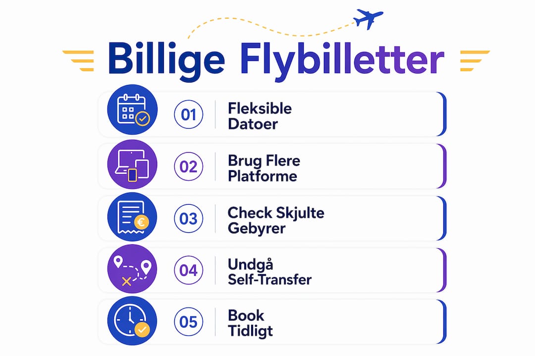 Grafisk guide: Sådan scorer du de billigste flybilletter
