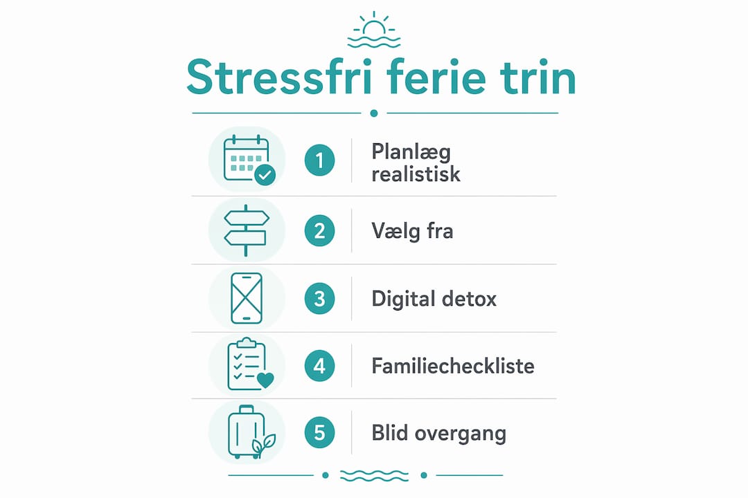 Grafik: Sådan får du en feriefri for stress