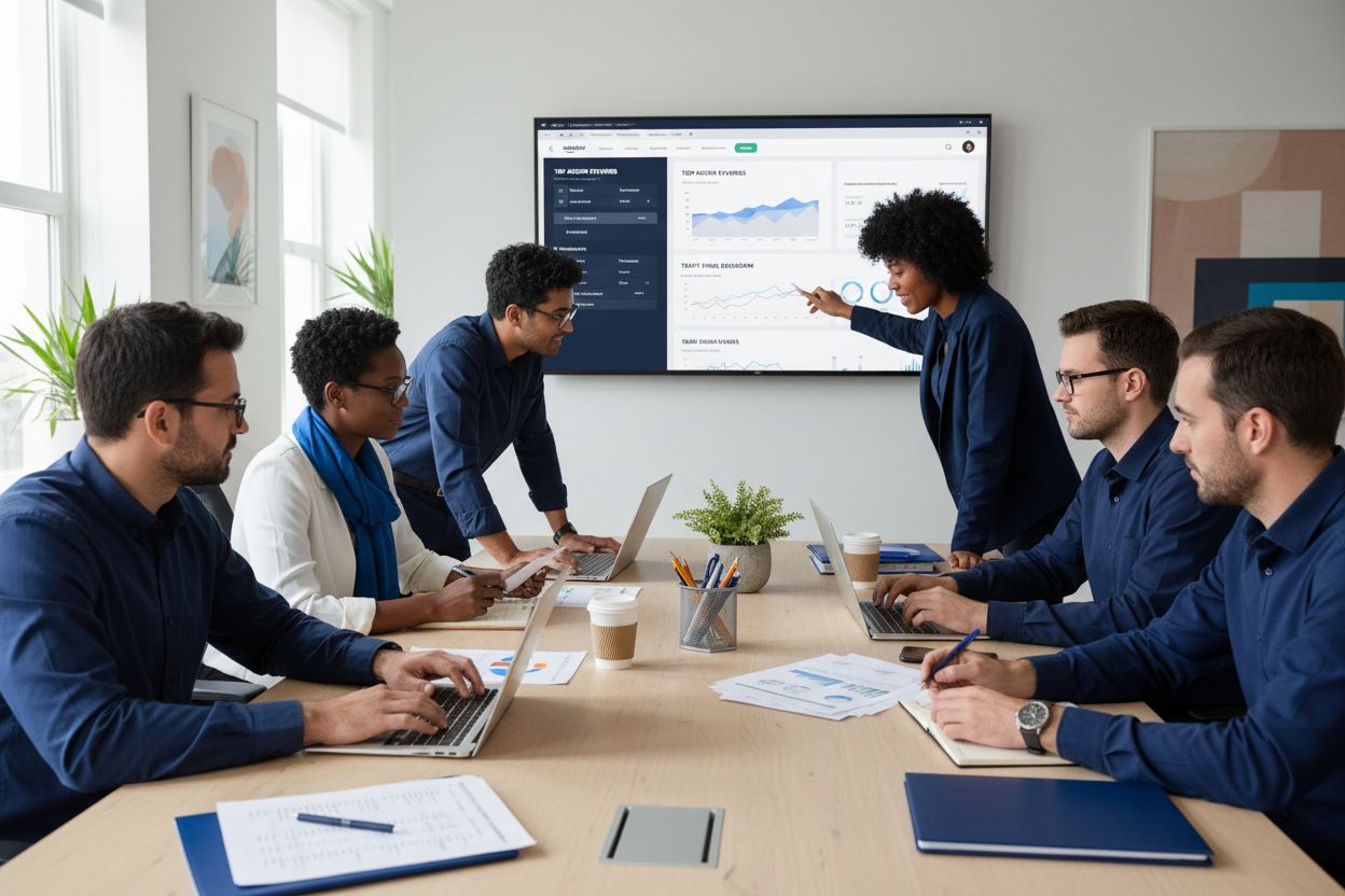 Amazon SEO team meeting