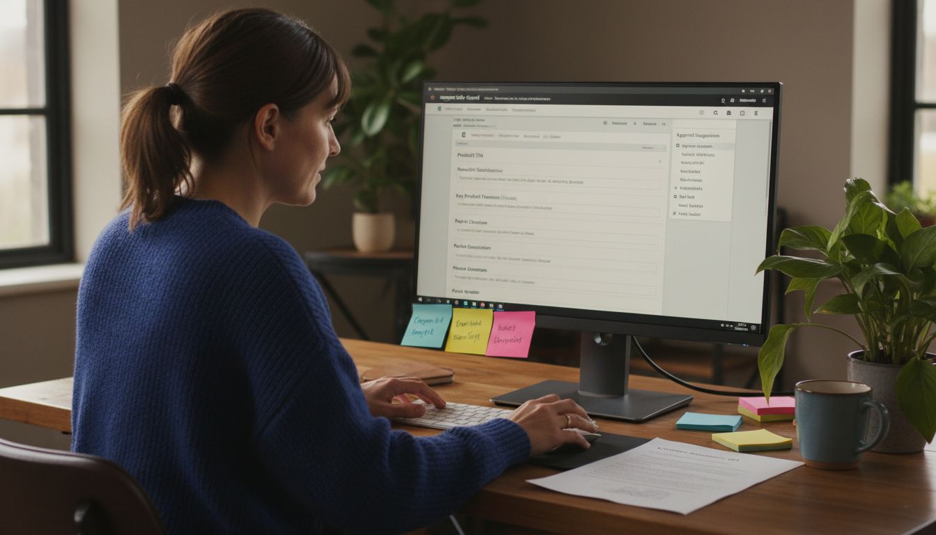 Amazon product editing