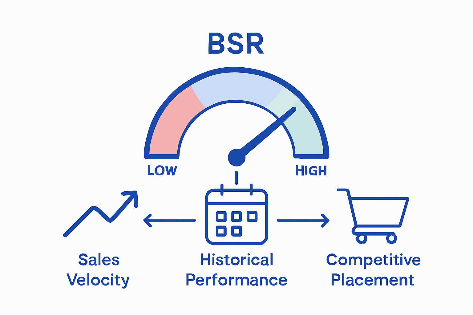 Infographic of key factors driving BSR placement