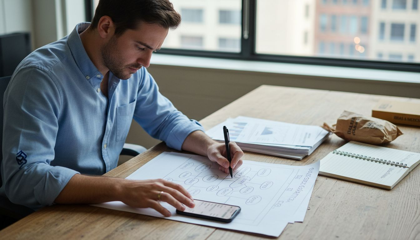 E-commerce analyst organizing product hierarchy