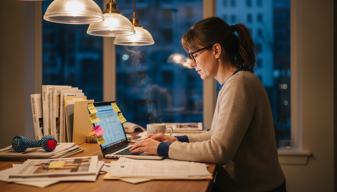 Woman optimizing Amazon product attributes