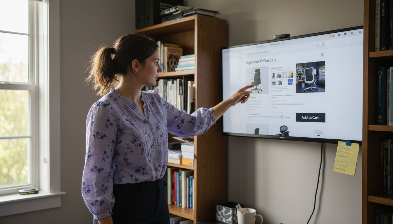 Seller explaining Amazon product page sections