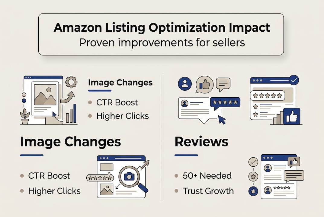 Infographic shows optimization impact for Amazon sellers