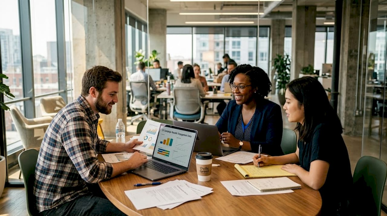 PPC team reviewing Amazon campaign performance