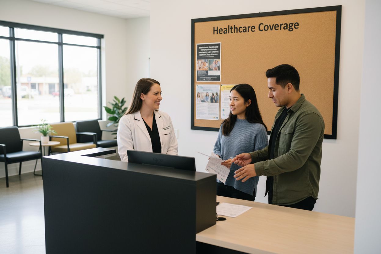 healthcare coverage clinic reception