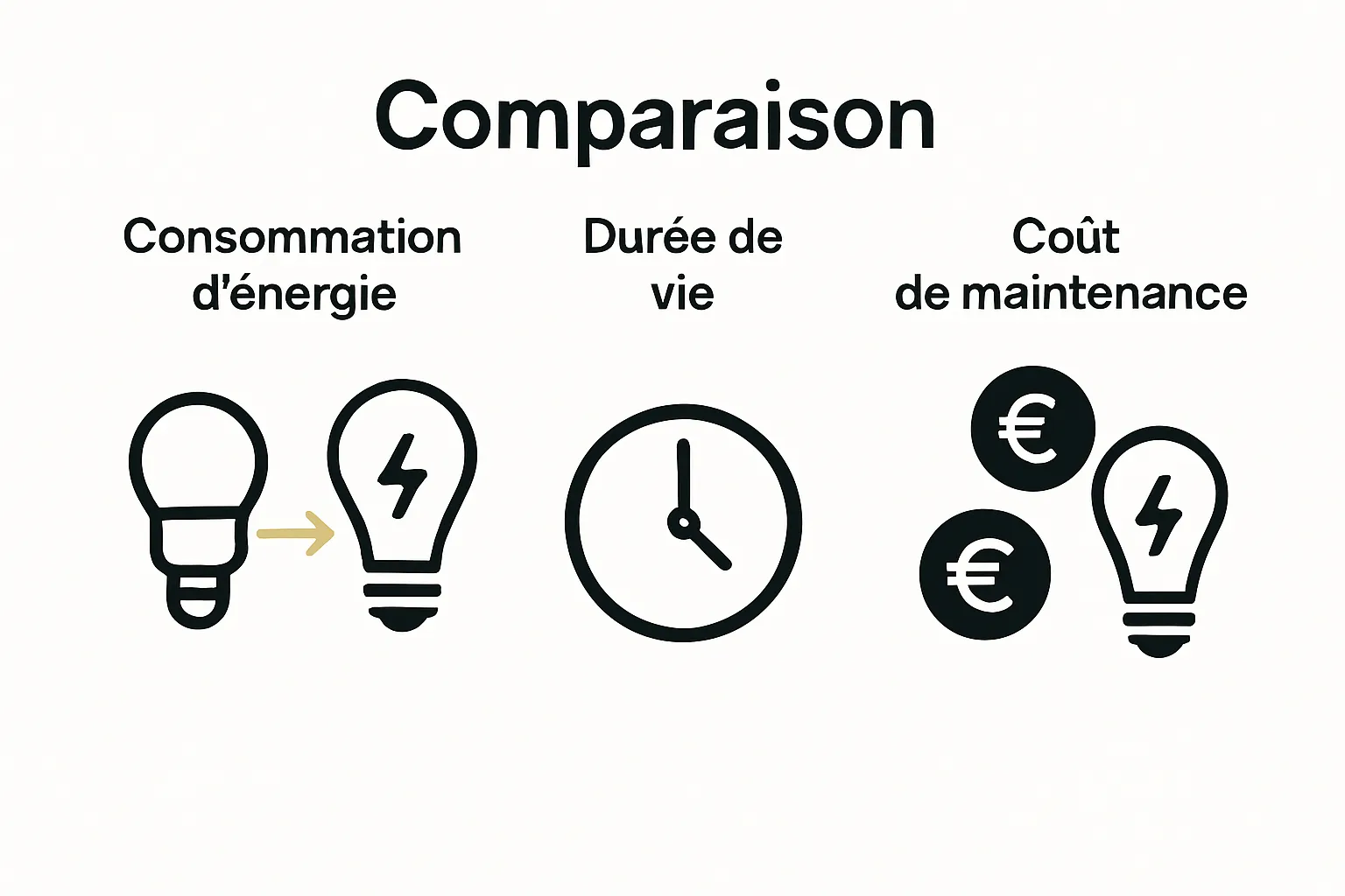 Comparison: LED vs. traditional display – Energy, lifespan, cost