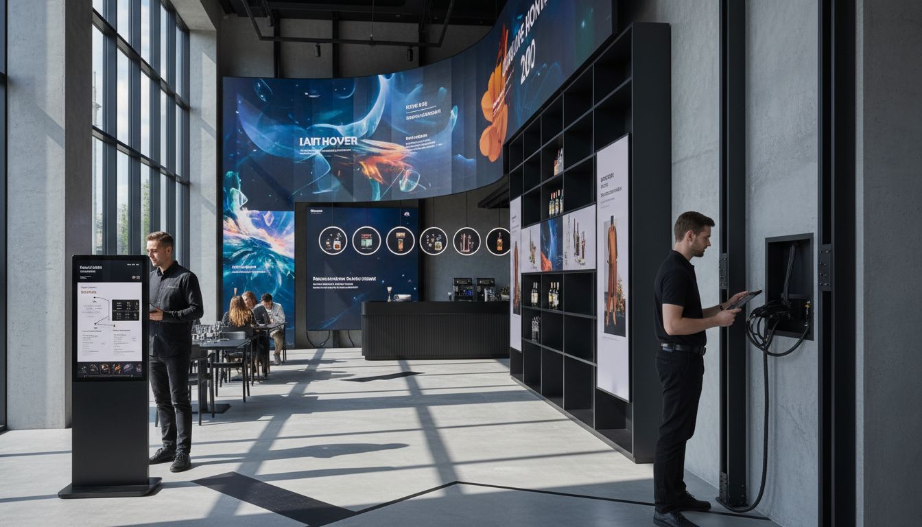 application écrans LED