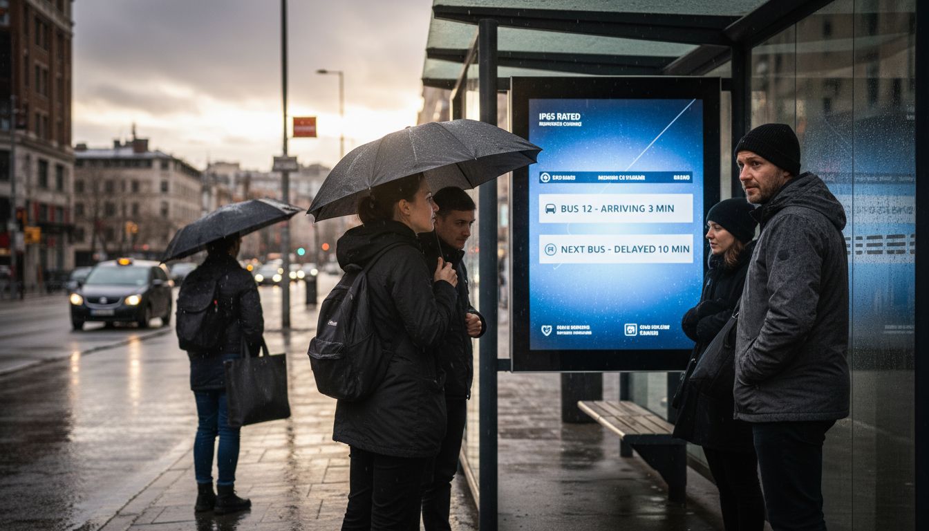 écran led extérieur bus