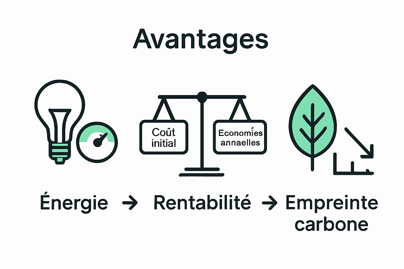 Infographie LED : consommation, économie, écologie