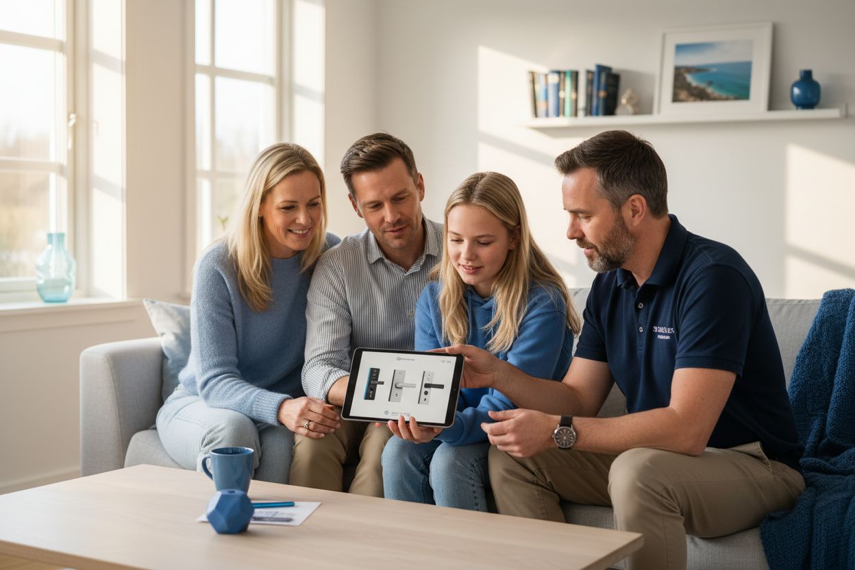 familj låsskydd hem