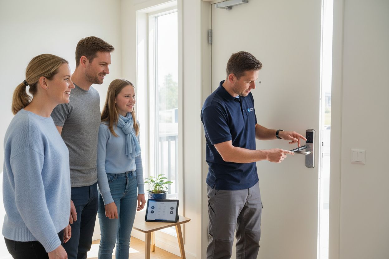professionell låsservice, hem säkerhet, låssmed familj