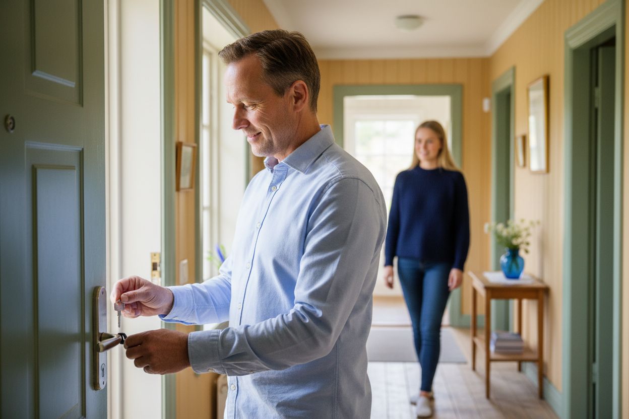 underhåll fastighetslås säkerhet