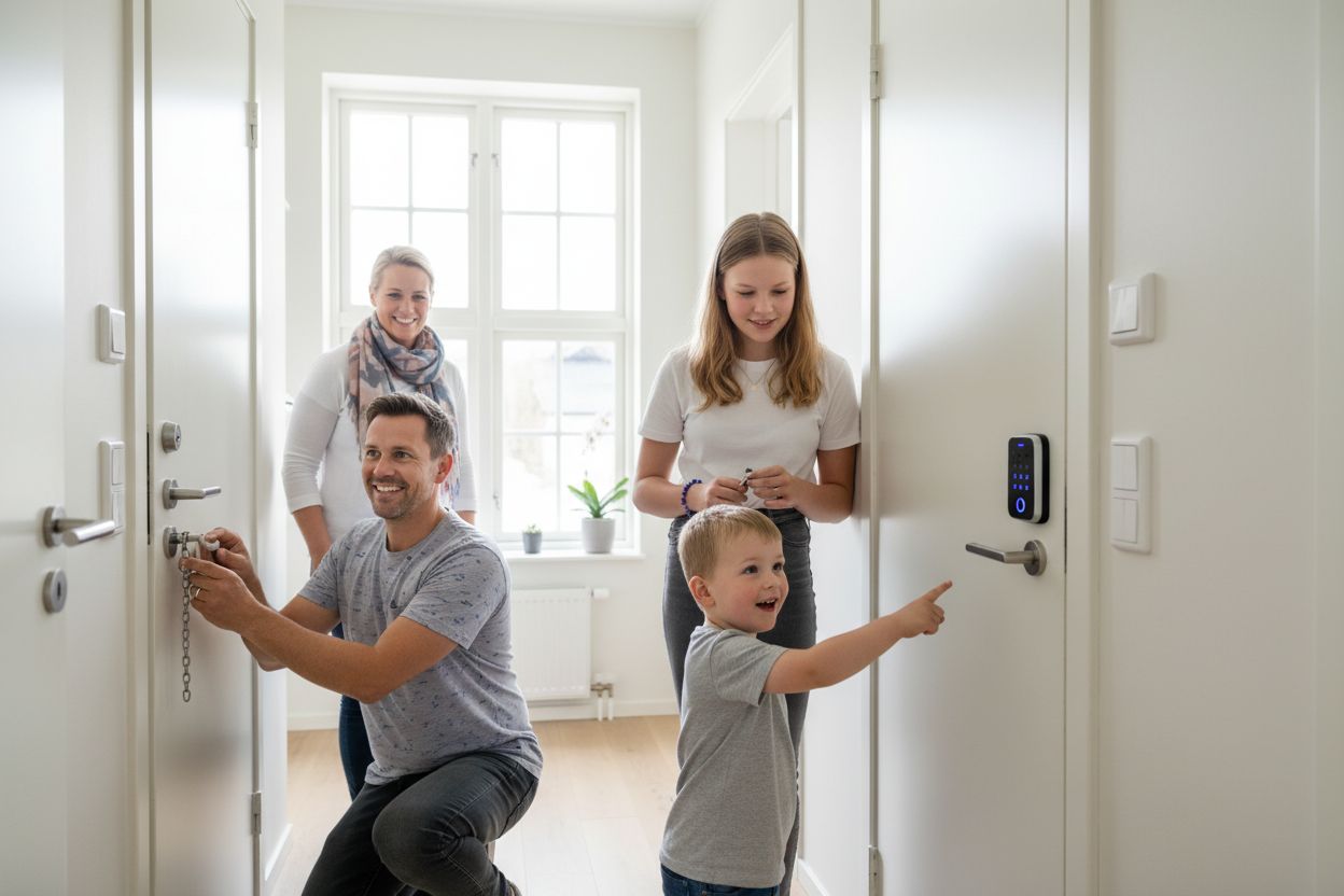 moderna svenska lås hem säkerhet