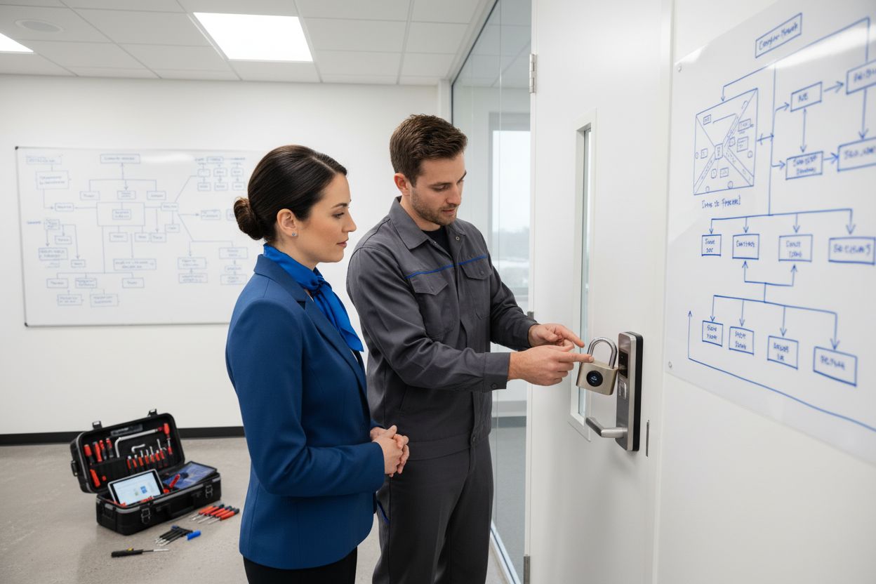 låssmed säkerhetsbedömning