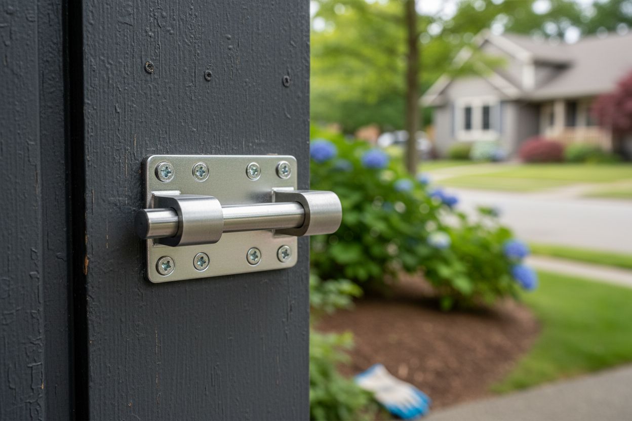 zinklegerings spärrlås utomhus