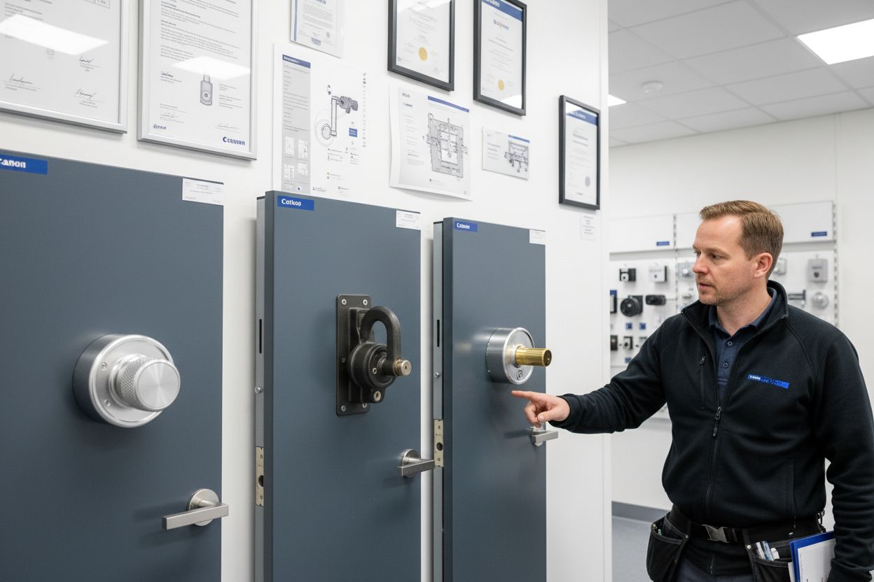 olika spärrlås typer