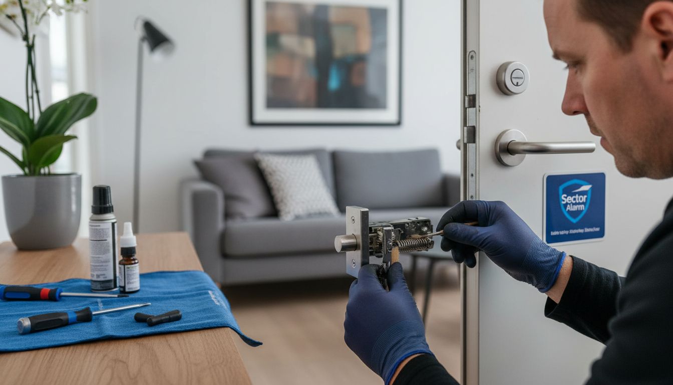 professionell låssmed underhåll