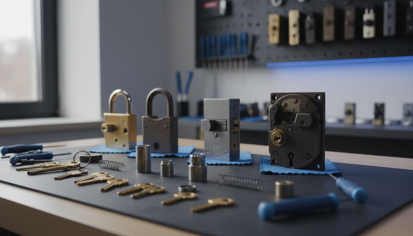 låskomponenter och typer