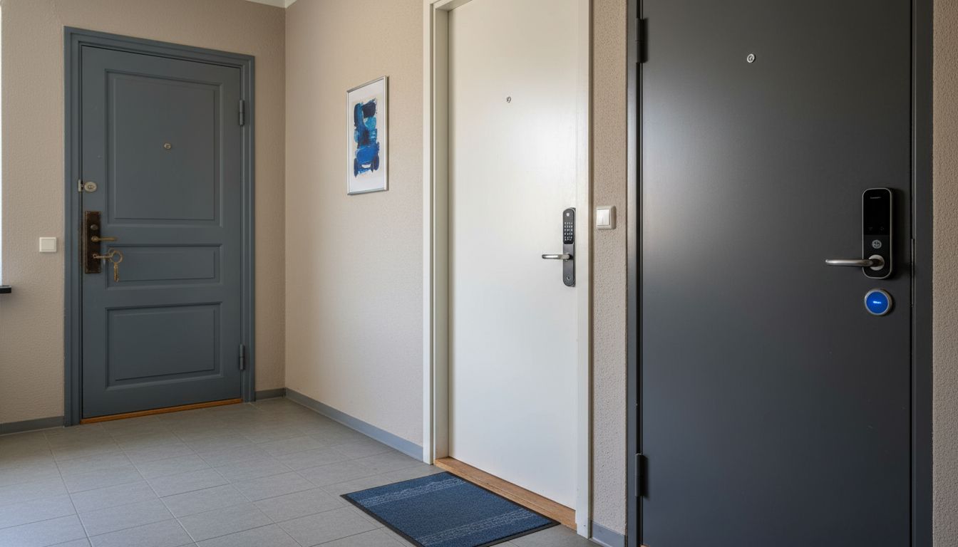 olika låstyper dörrar