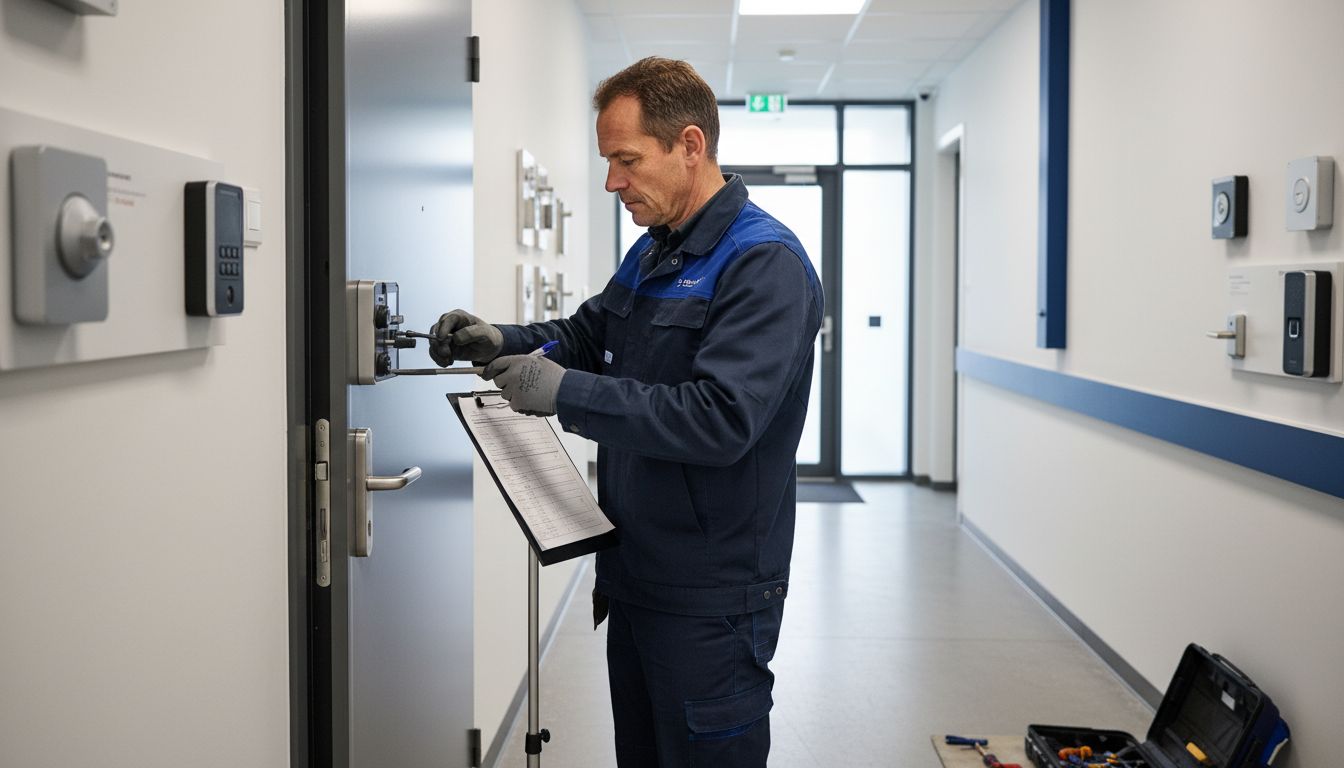 låsbesiktning på plats